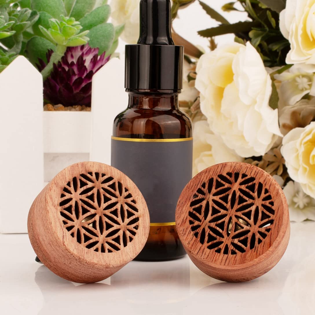 KILOSTEP Rosewood Essential Oil Car Diffusers