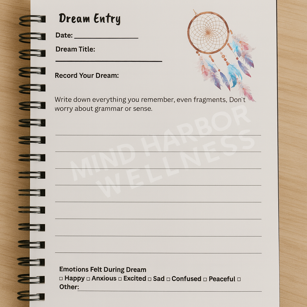 90 Day Dream Journal- Digital