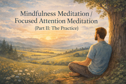 Mindfulness Meditation / Focused Attention Meditation (Part II: The Practice)