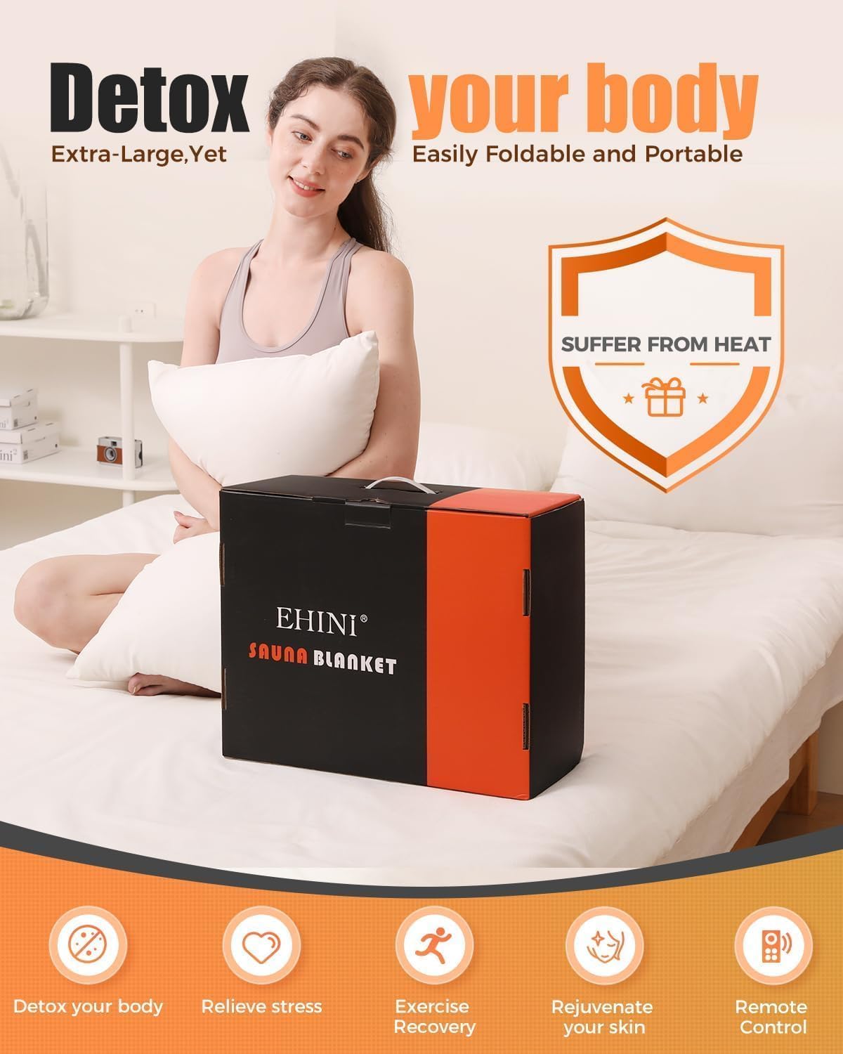 EHINI Infrared Sauna Blanket for Home Use