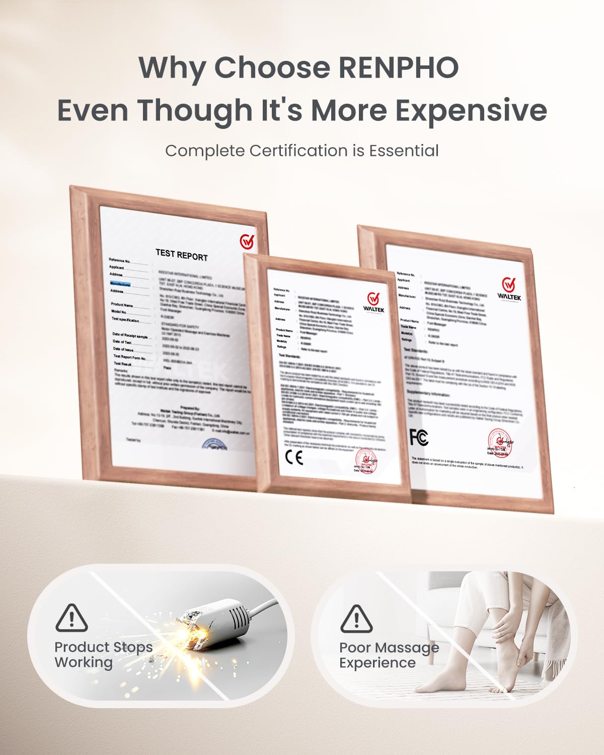 RENPHO Foot Massager with Heat 2026 Upgraded Shiatsu Foot Massager by RENPHO