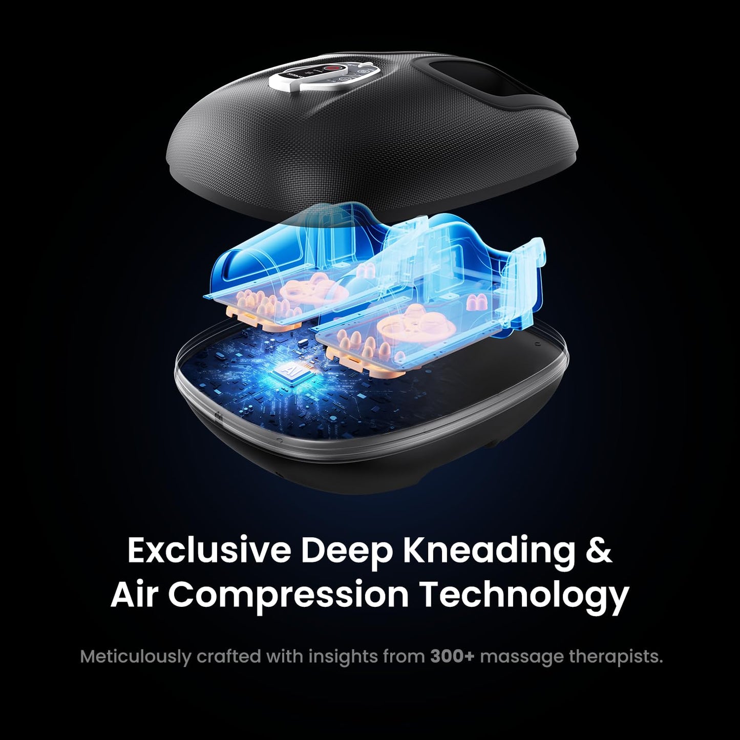 RENPHO Foot Massager with Heat 2026 Upgraded Shiatsu Foot Massager by RENPHO