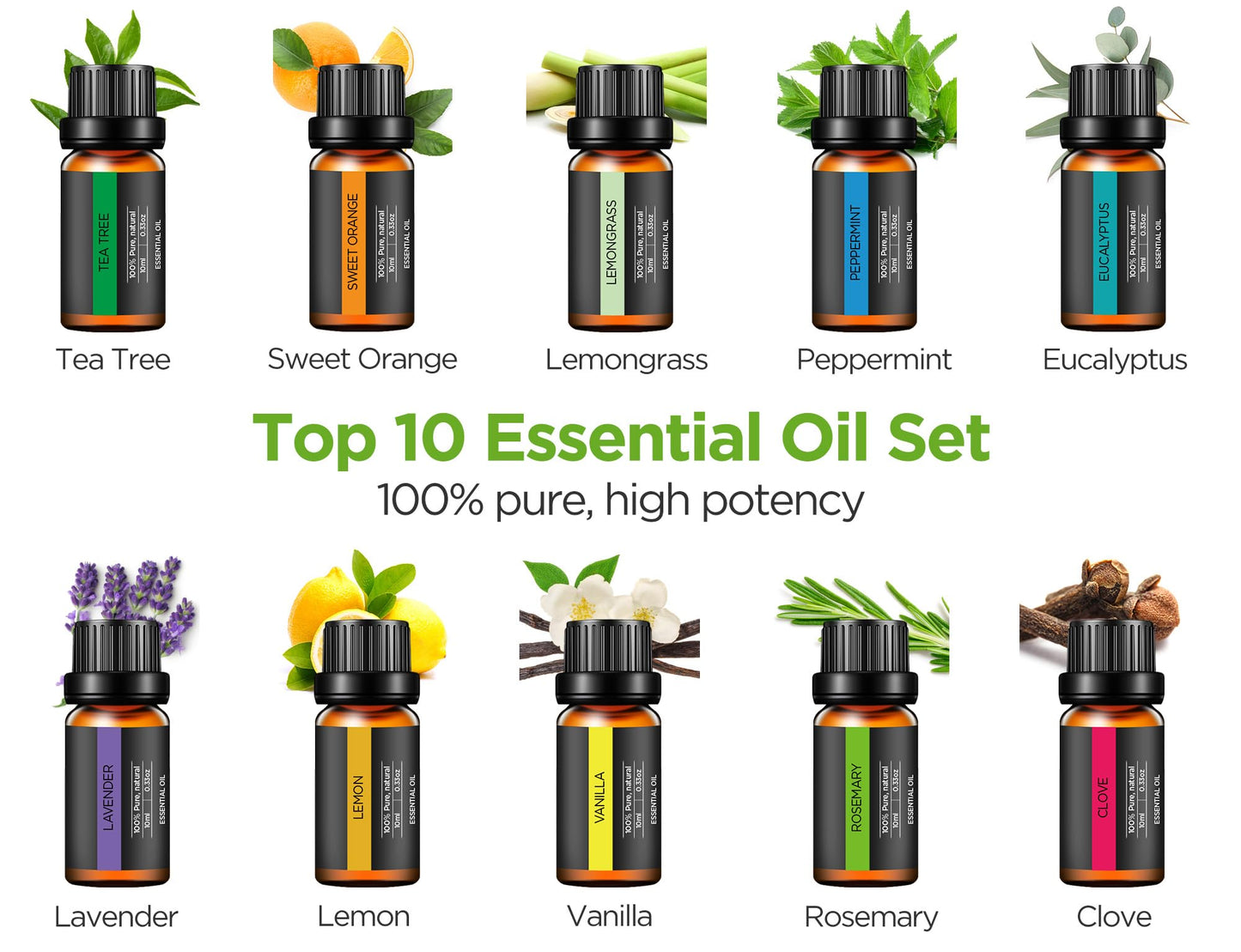 Aromatherapy Diffuser and Essential Oils Set by InnoGear