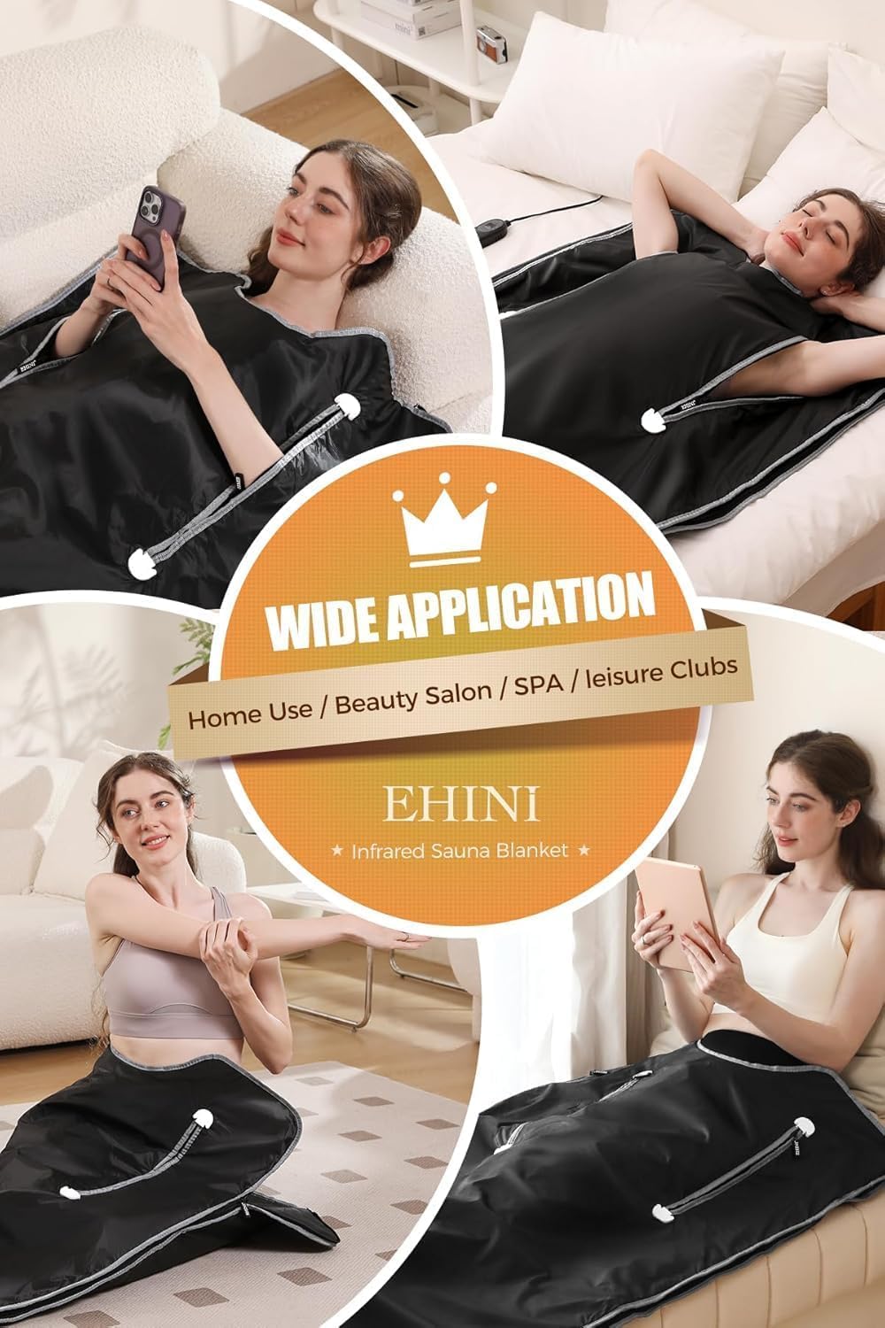 EHINI Infrared Sauna Blanket for Home Use