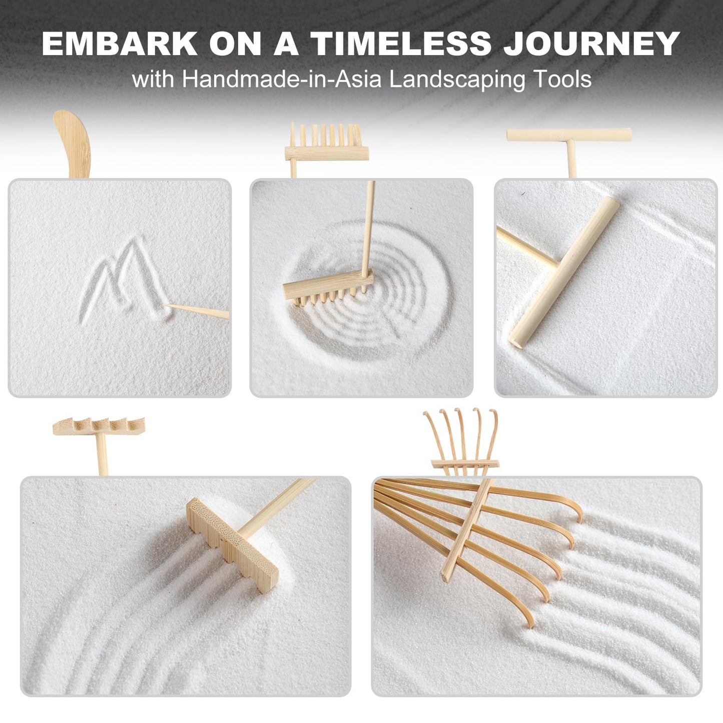 Zen Garden Kit for Desk by Thaibear