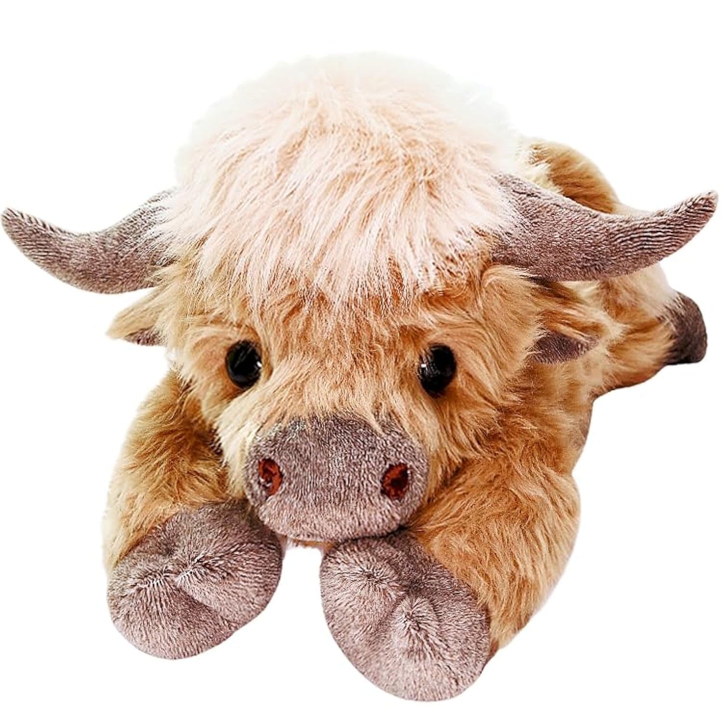 Highland Cow Weighted Plush Microwavable Heatable and Coolable Weighted Companion by Uoozii