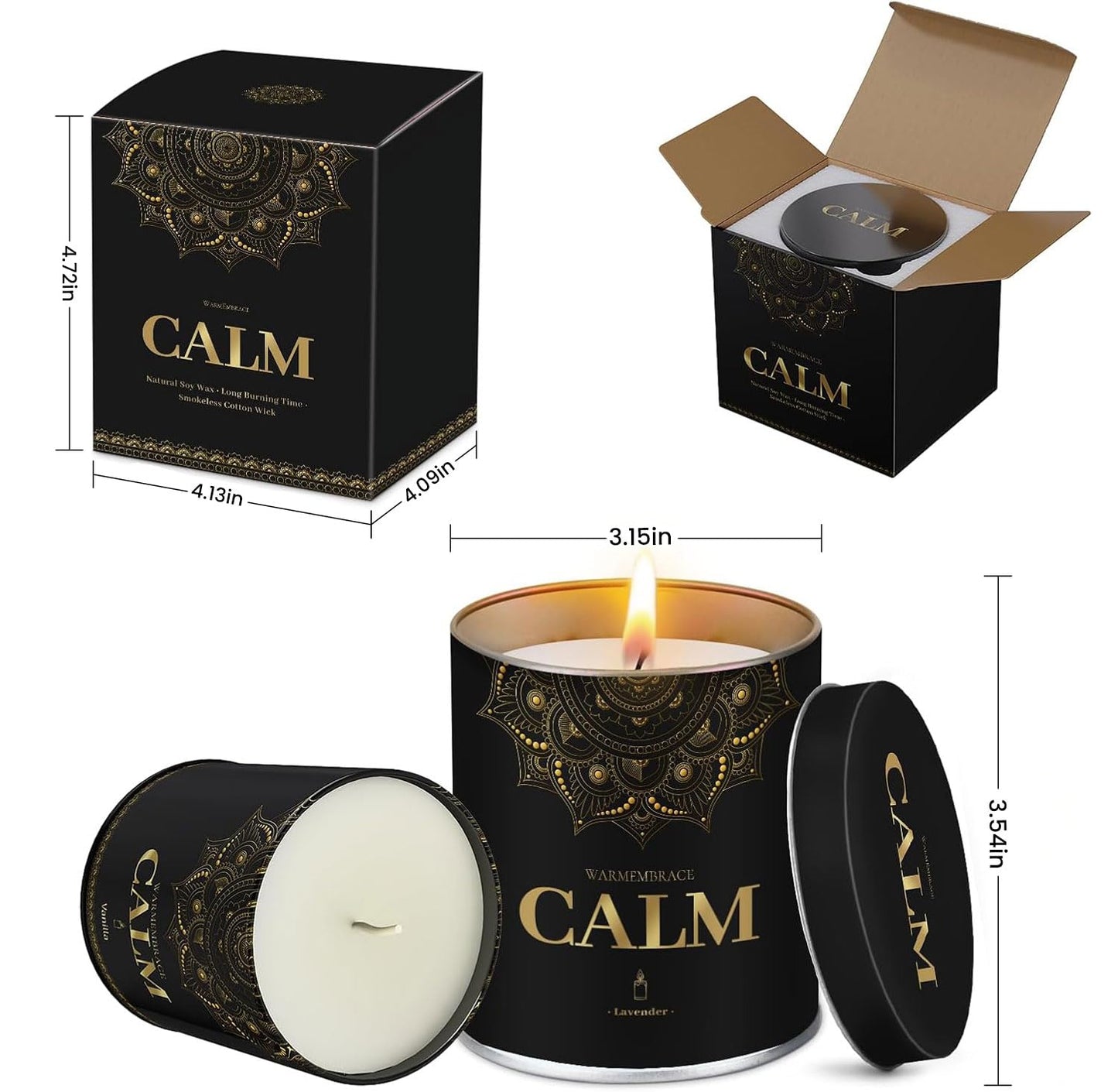 WarmEmbrace Lavender Scented Candle