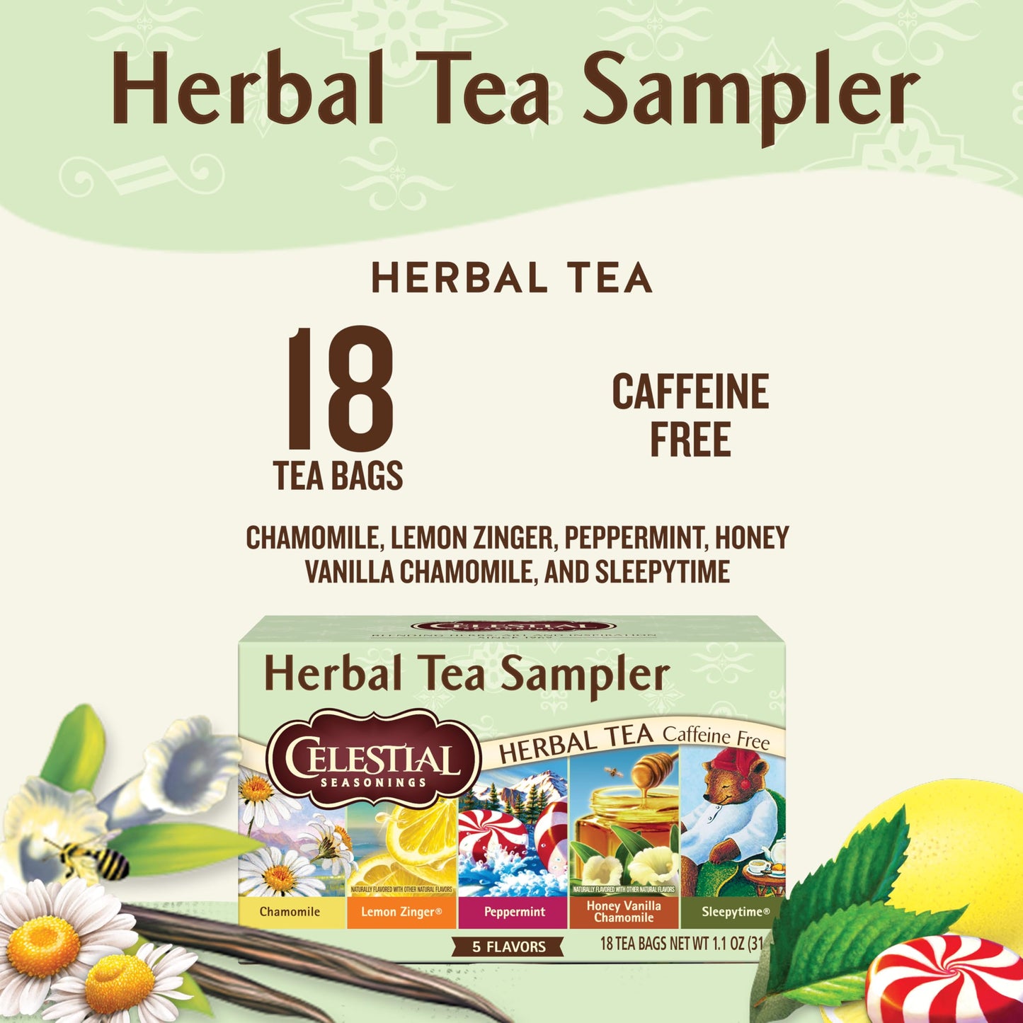 Celestial Seasonings Herbal Tea Sampler