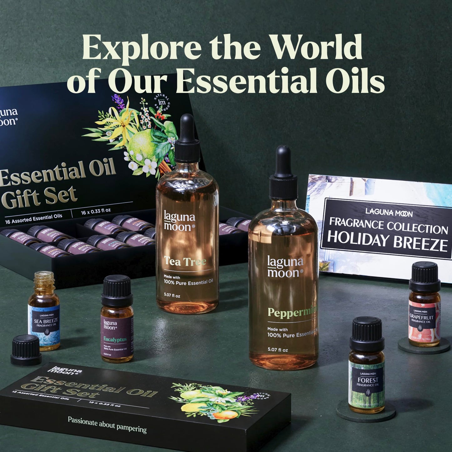 Lagunamoon Essential Oils Top Six Aroma Set