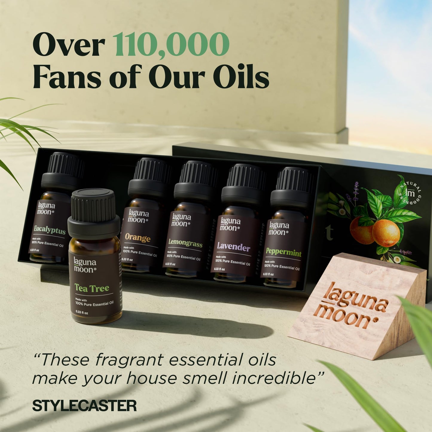 Lagunamoon Essential Oils Top Six Aroma Set