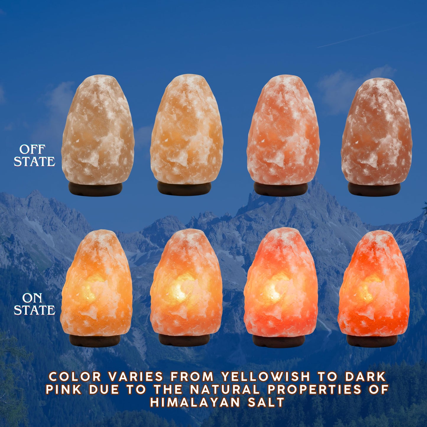 Himalayan Salt Lamp with Dimmer by Spantik