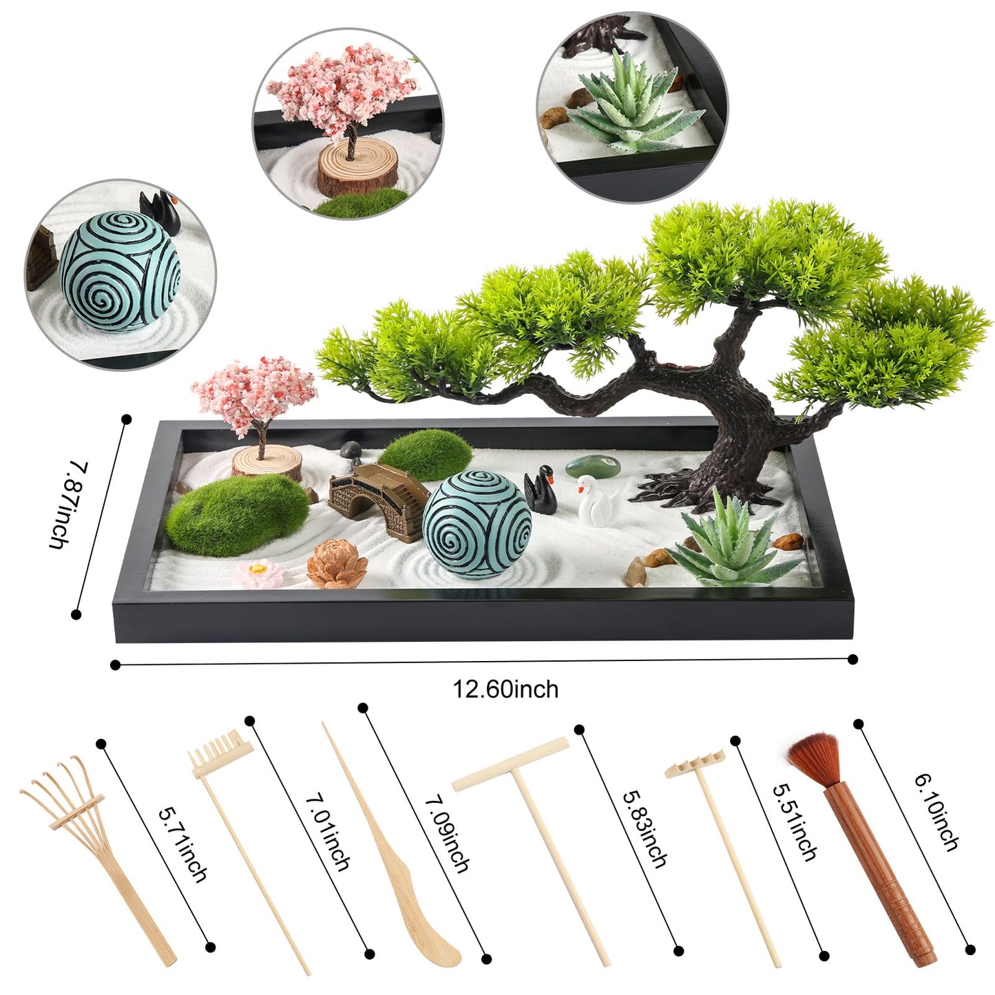 Zen Garden Kit for Desk by Thaibear