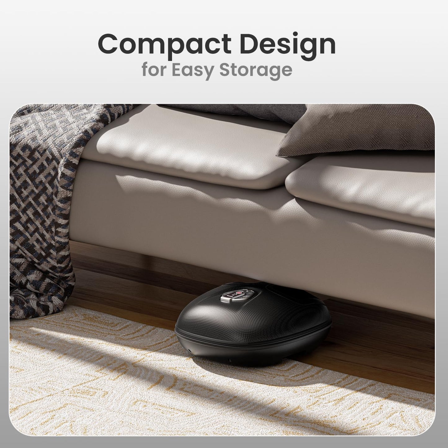 RENPHO Foot Massager with Heat 2026 Upgraded Shiatsu Foot Massager by RENPHO