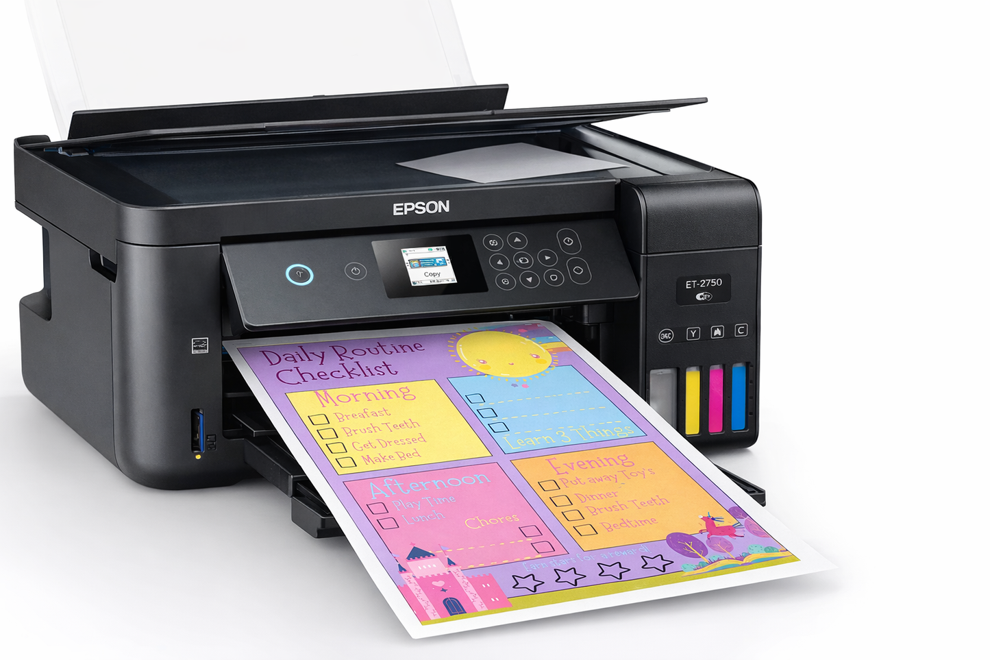 Colorful Cute Kids To-Do List Planner "Girls"