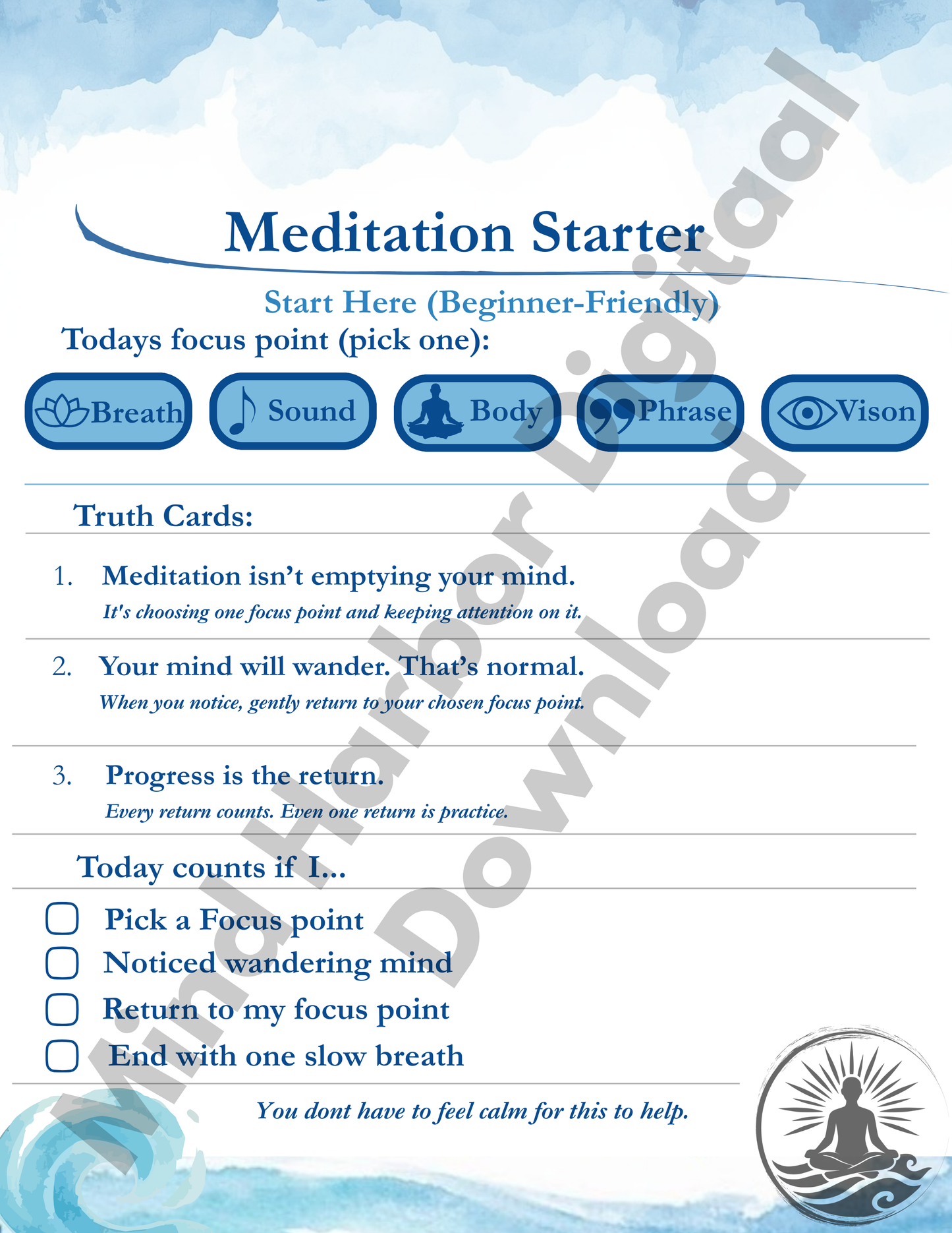 Meditation Starter